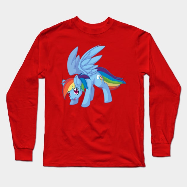 Rainbow Dash Long Sleeve T-Shirt by NeroStreet